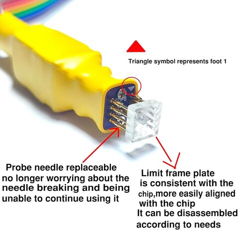 مبرمج T76 مع Xgecu T56 Tl866ii T48 استبدال IC Probe Clip Reader الكاتب دعم Eprom ISP Chip PIC NAND Flash EMMC GAL CPLD VGA BGA جهاز اختبار المقبس (T76+SOP8 150MIL) in Kuwait