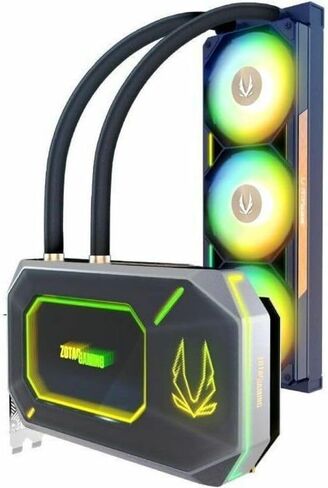 ZOTAC GAMING GeForce RTX 5090ArcticStorm AIO DLSS 4 32GB GDDR7 512-bit 28Gbps PCIE 5.0 Gaming Graphics Card,All-in-one Liquid Cooling,360mm Radiator,SPECTRA 2.0 ARGB Multi-zone Lighting,ZT-B50900K-30A in Saudi Arabia