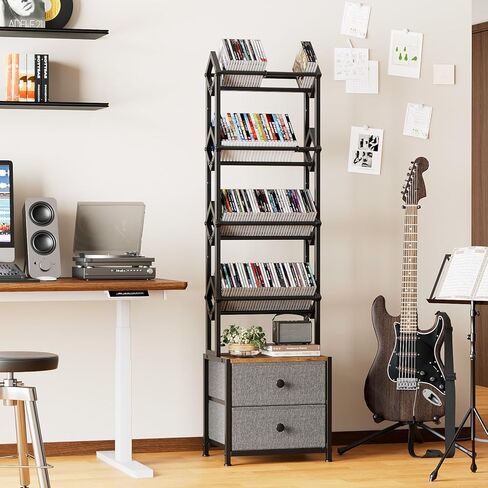 CD Storage Rack Bundle – Multi-Functional Organizer Set for CDs, DVDs, VCDs, Games – Space-Saving, Sturdy & Versatile Media Shelf Combination in Saudi Arabia