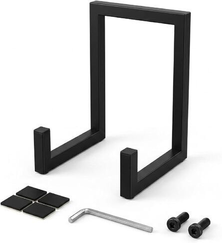 Tabletop Vinyl Record Holder, Black Metal Vinyl Record Storage Stand, Lp Storage Organizer in Saudi Arabia