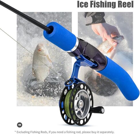 Large Spool Diameter Professional Ice Fishing Accessories Reel Aluminum Spool with Smooth Casting Systems in Saudi Arabia