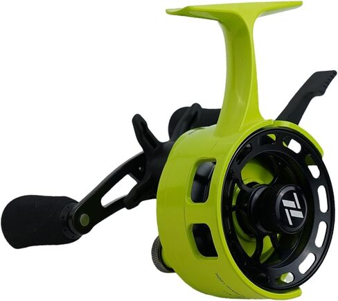 Ice Fishing Inline Reel with Magnetic Drop-System, 3.2:1 Ratio, 3+1 Bearings, Two-Way Free-Spool Lever, ABS and Metal Build in Saudi Arabia