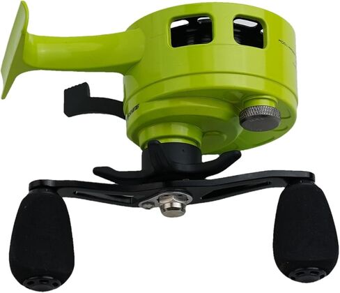 Ice Fishing Inline Reel with Magnetic Drop-System, 3.2:1 Ratio, 3+1 Bearings, Two-Way Free-Spool Lever, ABS and Metal Build in Saudi Arabia