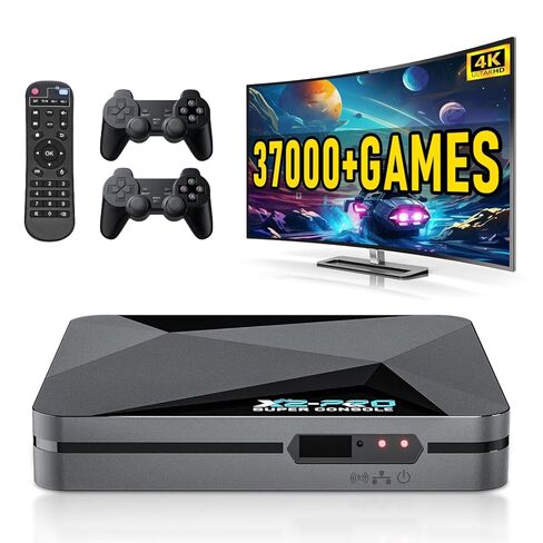 Kinhank 2026 Upgrade Super Console X2 pro with 37000+classic Games Retro Game Console, Video Game Console with EmuELEC 4.6/Android 9.0 in 1 in Saudi Arabia