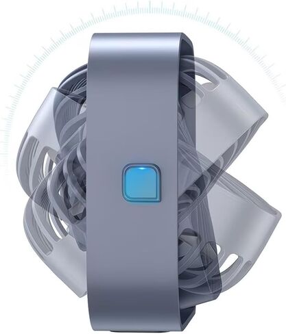Portable USB Desk Fan with 3 Speed Settings, 360° Rotatable Head, Quiet Operation Personal Cooling Fan for Home Office Bedroom Travel and Outdoor Activities in Saudi Arabia