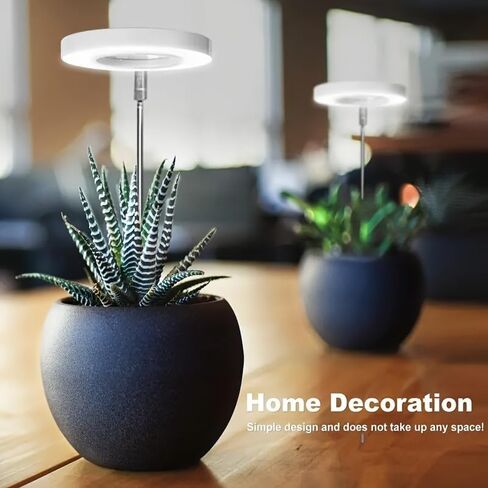 Plant Grow Light,LED Growing Light Full Spectrum for Indoor Plants,Height Adjustable, Automatic Timer, 5V Low Safe Voltage,Idea for Large Plant Light in Saudi Arabia