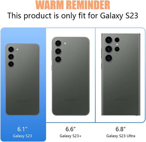 [حافظة بطارية مطورة لهاتف Samsung Galaxy S23، حافظة شاحن بطارية ممتدة قابلة لإعادة الشحن بقدرة 5000 مللي أمبير في الساعة، أضف 100% عصير إضافي (6.1 بوصة) أسود in Kuwait