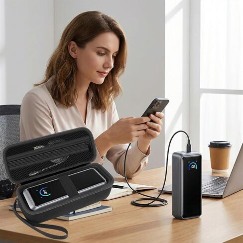Case for Anker Prime 26,250mAh (300W)/ 27650/25000/ 20100/ 24000mAh(737) Power Bank, Hard Travel Case Compatible with Anker 300W Portable Charger, (Case Only) in Saudi Arabia