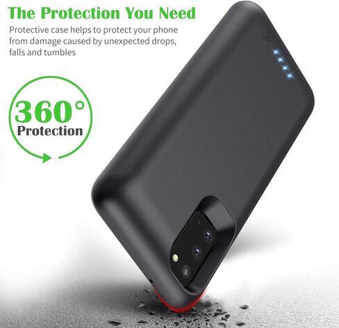 حافظة بطارية Feob لهاتف Galaxy S20 [6.2 بوصة]، حافظة شاحن محمولة قابلة لإعادة الشحن بقدرة 7500 مللي أمبير في الساعة، حزمة بطارية ممتدة لهاتف Samsung Galaxy S20 (ليس لـ S20 Plus، S20+، S20 Utral، S20FE) in Kuwait
