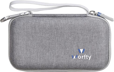 Case for VEEKTOMX Portable Charger with Built in Cables 10000mAh / 20000mAh Power Bank for iPhone with AC Wall Plug - Hard Protective Travel Carrying Storage Bag (Grey) in Saudi Arabia