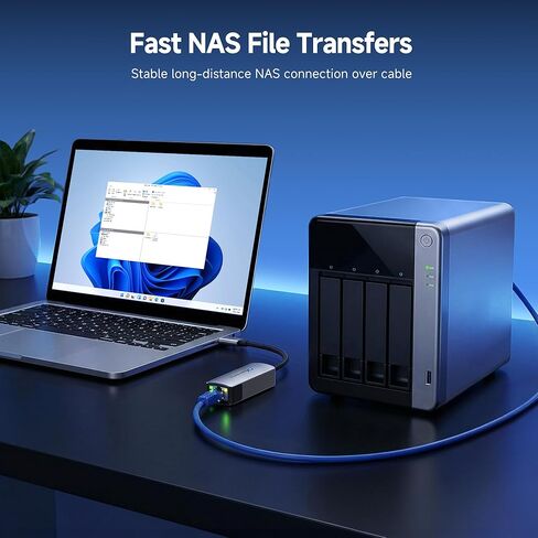 Cable Matters محول USB C إلى 10 جيجابت إيثرنت، محول 10 جيجابت من النوع C إلى إيثرنت، متوافق مع USB4 وThunderbolt 5/4/3، حرارة منخفضة وصامتة، سرعة في العالم الحقيقي: ~ 7 جيجابت في الثانية على نظام التشغيل Windows / ~ 5 جيجابت في الثانية على نظام التشغيل ma in Saudi Arabia