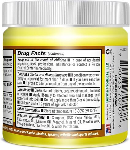 Germa Manteca Ubre Plus with Tea Tree Oil 3 oz. Jar in Saudi Arabia