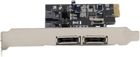 بطاقة كومبو موسعة PCI-E Express SATA3 SATA3.0 بسرعة 6 جيجابت/ثانية+eSATA SATA III ASM1061 in Saudi Arabia