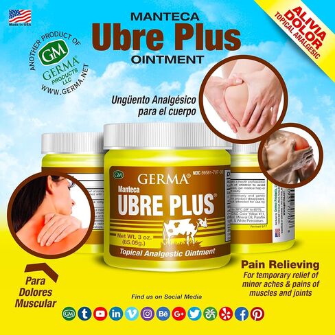Germa Manteca Ubre Plus with Tea Tree Oil 3 oz. Jar in Saudi Arabia