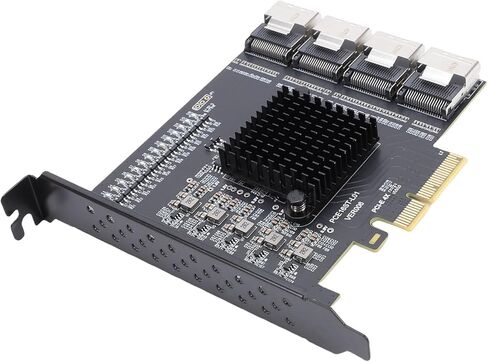 ciciglow Flexible PCIE 3.0 X4 Expansion Card with Hot Swap Support, Compatible with 10 11 2003 in Saudi Arabia
