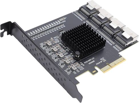 ciciglow Flexible PCIE 3.0 X4 Expansion Card with Hot Swap Support, Compatible with 10 11 2003 in Saudi Arabia