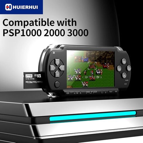 شريحة الذاكرة الأصلية MS 128GB عالية السرعة Pro Duo (Mark2) لـ PSP 3000 والكاميرا الرقمية - نقل سريع للبيانات، مساحة تخزين كبيرة، مثالية للتصوير المستمر in Kuwait