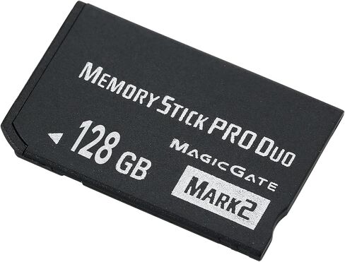 شريحة الذاكرة الأصلية MS 128GB عالية السرعة Pro Duo (Mark2) لـ PSP 3000 والكاميرا الرقمية - نقل سريع للبيانات، مساحة تخزين كبيرة، مثالية للتصوير المستمر in Kuwait