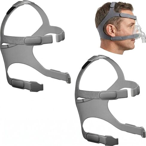 Organic Deal Eson Nasal Mask Headgear Compatible with Fisher and Paykel Cpap Mask Eson -Eson Headgear Replacement Straps for Eson CPAP mask - Straps Compatible w/F&P Eson 2 Nasal Mask (Clips not incl) in Kuwait