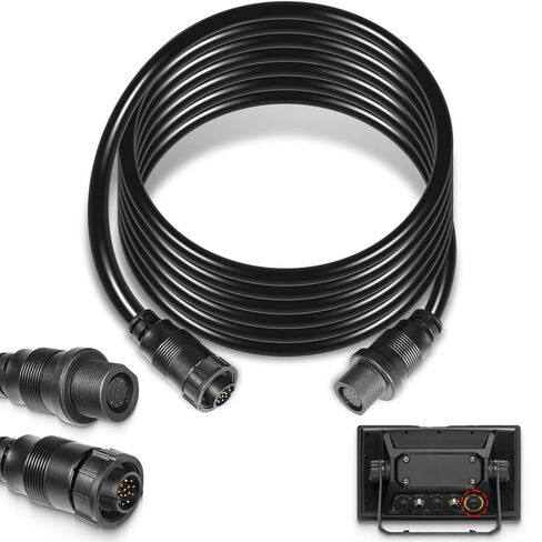 EC M3 14W10 10' Transducer Extension Cable 720106-1 14-Pin Compatible with Humminbird XPLORE, APEX, SOLIX, Onix Series Fish Finders in Saudi Arabia
