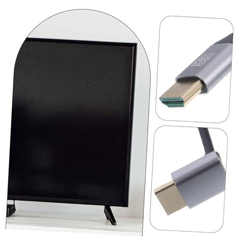 ARTIBETTER 8k High-Resolution Male to Male Video Cable 1 Meter Upward Elbow Connector for Display Screen Cord Compatible with Tv Couplers in Saudi Arabia