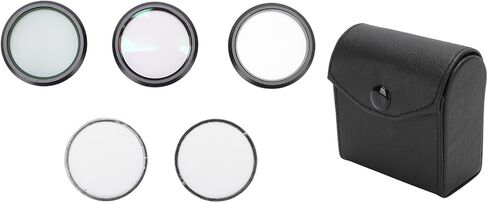 CUIFATI Camera Filters Kit, 1/4 1/8 Black Diffusion and Soft White Diffusion Filters Magnetic, with Pouch for LX10 G7X3 G7X2 ZV1 RX100 M5 GR3 GR2 in Saudi Arabia