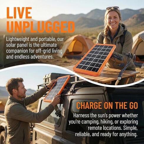 Solar Panel for Camera, 3W Solar Charger Compatible with Rings Spotlight &All-New Stick Up Outdoor Cam Battery, 10ft Long Cable with USB-C to Ring Barrel Plug Adapter in Saudi Arabia