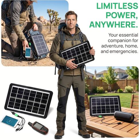 Solar Panel for Camera, 3W Solar Charger Compatible with Rings Spotlight &All-New Stick Up Outdoor Cam Battery, 10ft Long Cable with USB-C to Ring Barrel Plug Adapter(Black) in Saudi Arabia