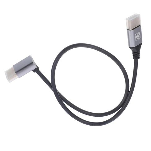 Toddmomy 8k Male to Male Video Cable Upward Angle 1 Meter High-Resolution Display Cord for Computer and Tv Connection Laptop Accessory in Saudi Arabia