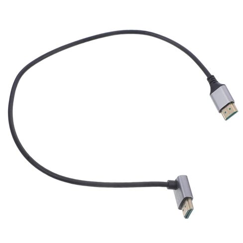NOLITOY 8k High-Definition Cable Upward Elbow Male to Male Video Wire 1m for Monitor, Laptop, Tv Connection, PC and Projector Accessory in Saudi Arabia