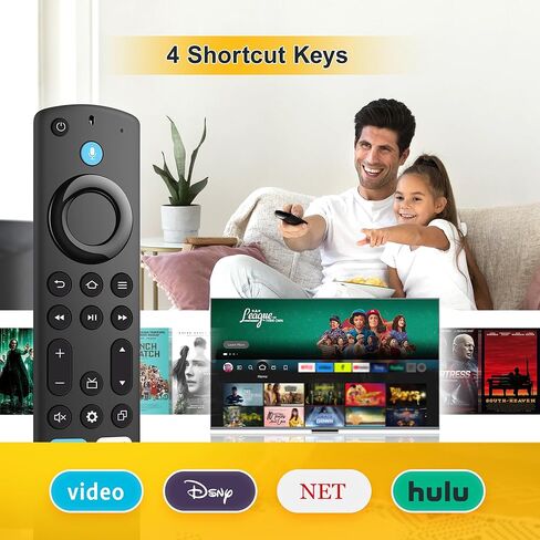 Replacement Firestick Remote Control (NS-RCFNA-21) for Insignia FireSeries Smart TV Stick, TV Stick 2nd/3rd Gen, Omni Series, TV Stick 4K Select/Plus/Max, TV Stick 4K/Lite & Cube in Saudi Arabia