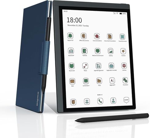 Bigme B1051C Pro E-Ink eReader Epaper Tablet with 8GB+256GB, Android 14 OS,10.3 Inch Color Ebook Readers Device with Fingerprint Recognition, Stylus Pen, 300PPI Screen, Up to 2TB Expansion Light Blue in Saudi Arabia