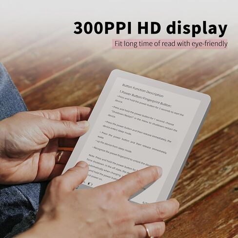 Bigme B6 e-Reader with B/W Display, 6 Inch E-Ink eBook Readers Android eReaders ePaper Tablet with 4GB+64GB, Octa Core & Android 14 OS, Eink eReader Device with Adjustable Front Light White in Saudi Arabia