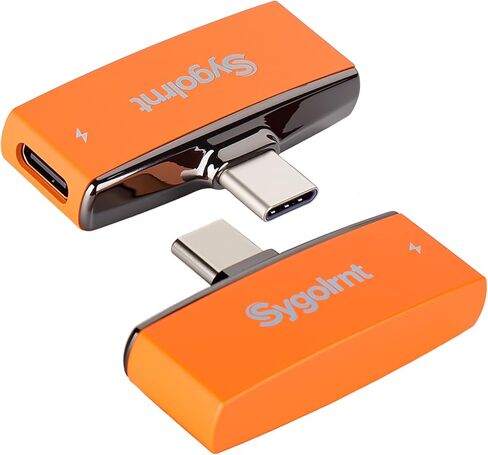 USB C Flash Drive for iPhone Photo Stick 256GB Thumb Drive with Type-C Charging Port, USB Memory Stick for Photos Videos, High Speed Jump Drive External Storage for iPad/Android Phones/PC (Orange) in Saudi Arabia