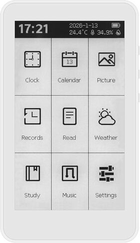 قارئ الكتب الإلكترونية المحمول M3 بشاشة تعمل باللمس مقاس 3.7 بوصة، وإضاءة خلفية قابلة للتعديل بـ 10 مستويات، وجهاز قراءة خفيف الوزن in Kuwait
