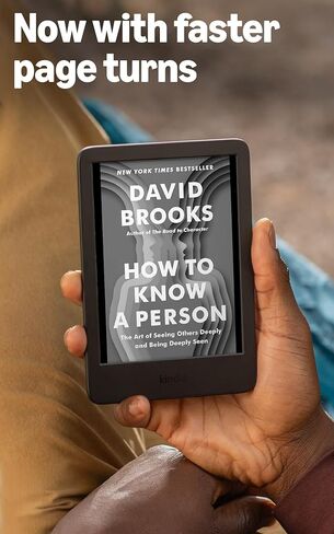 Amazon Kindle الجديد (16 جيجابايت) - جهاز Kindle الأخف والأكثر إحكاما، مع شاشة خالية من الوهج، وتقلب أسرع للصفحات، وإضاءة أمامية قابلة للتعديل، وعمر بطارية طويل - أسود + 3 أشهر من Kindle Unlimited (مع التجديد التلقائي) in Saudi Arabia