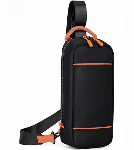 حقيبة Bemkiru Sling Crossbody لجهاز Nintendo Switch 2، حقيبة حمل واقية أثناء السفر لملحقات جهاز التحكم Switch 2 Console Pro مع 8 فتحات لخراطيش الألعاب، حماية بطانة ناعمة 10 مم in Kuwait