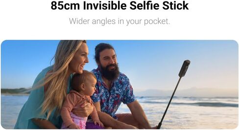 Insta360 85cm Invisible Selfie Stick for Insta360 X5/X4/X3/X2/X, GO 3/2/ONE RS, Also Compaitiable with Other Action Cameras, Hero 12/11/10/9/8, DJI Osmo 4/3/2 in Saudi Arabia