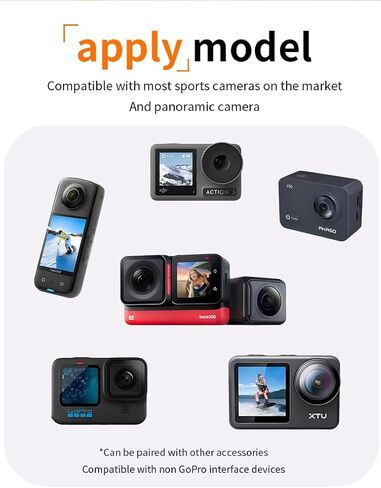 Floating Selfie Stick Tripod Suitable for GoPro Hero13 12 11 10 9 8 7 6 5 4 3, Mini Max Fusion Session,AKASO, SJCAM,Waterproof Extension Pole, Floating Handle Grip, Monopod,Stand for Action Cameras in Saudi Arabia