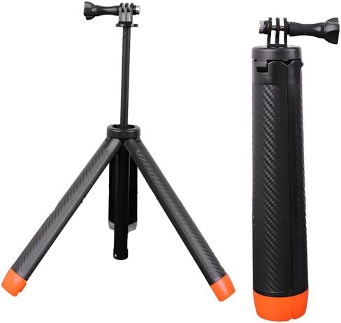Floating Selfie Stick Tripod Suitable for GoPro Hero13 12 11 10 9 8 7 6 5 4 3, Mini Max Fusion Session,AKASO, SJCAM,Waterproof Extension Pole, Floating Handle Grip, Monopod,Stand for Action Cameras in Saudi Arabia