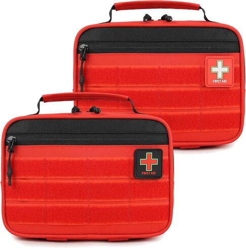Handy Mini First Aid Kit Empty, First Aid Bag For Your Next Adventure, Emergency Kit For Home, Office, Vehicle, First Aid Supplies Organizer Bag For Travel Outing (Basic Edition) in Saudi Arabia