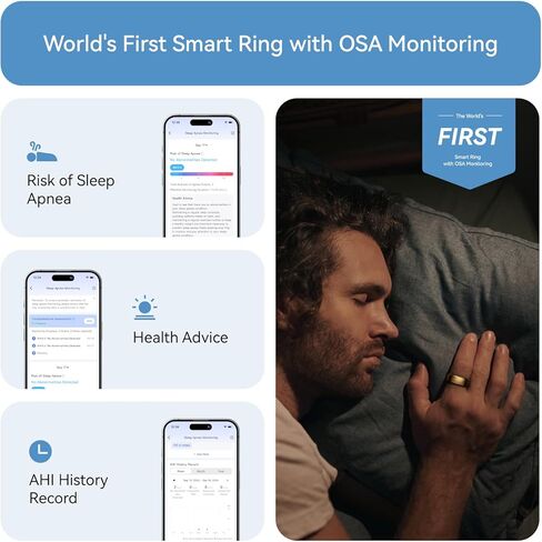 RingConn Gen 2 Smart Ring (Gold, Size 14) Gen 2 Charger in Saudi Arabia