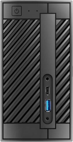 ASRock Deskmini 310 Barebone Black LGA1151 بسعة تصل إلى 64 جيجابايت DDR4 SO-DIMMS؛ منفذ DisplayPort، وHDMI، وD-Sub in Saudi Arabia