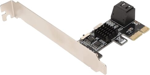 SUNGOOYUE PCIE to 3.0 Expansion Card, 2 Port PCI Express Adapter with Aluminum Heatsink, Plug and Play, for OS Systems in Saudi Arabia