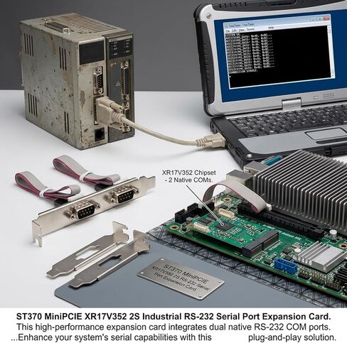 ST370 PCIE XR17V352 Controller Expansion Card Ideal for Video Editing and Data Analysis Tiny PCIE Series Port Card in Kuwait