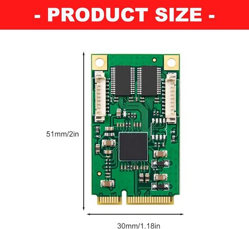 ST370 PCIE XR17V352 Controller Expansion Card Ideal for Video Editing and Data Analysis Tiny PCIE Series Port Card in Kuwait