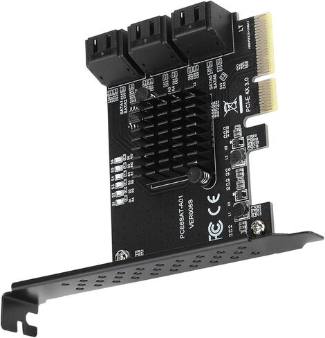 ciciglow PCIE to 6-Port Expansion Card with Enhanced Heat Dissipation Chip, Plug and Play for/Users in Saudi Arabia