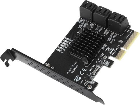 ciciglow PCIE to 6-Port Expansion Card with Enhanced Heat Dissipation Chip, Plug and Play for/Users in Saudi Arabia