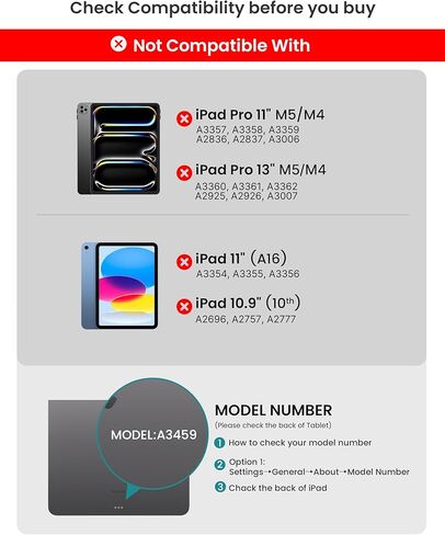 typecase Studio Keyboard Case for iPad Air 11 & Pro 11, 4 Modes in Kuwait