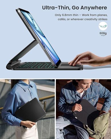 typecase Studio Keyboard Case for iPad Air 11 & Pro 11, 4 Modes in Kuwait